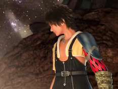 Сексуальная 3D брюнетка на улице занимается сексом с приятелем