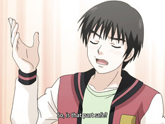 Возбуждённые аниме студенты занимаются сексом с однокурсницами