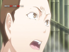 Группа парней оттрахала в бассейне сиськастую хентай красавицу