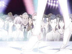 Милые хентай девки с большими сиськами ублажают богатых мужчин