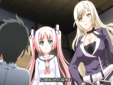 Возбуждённый парень оттрахал на столе сиськастую хентай девушку