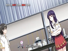 Две возбуждённые хентай студентки хотят заняться сексом с парнем