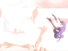 Парни не могут сдерживаться и кончают на горячих хентай подруг