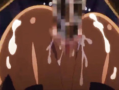 Парни не могут сдерживаться и кончают на горячих хентай подруг