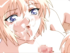 Парни не могут сдерживаться и кончают на горячих хентай подруг