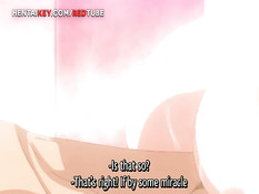 Грудастая хентай подружка раздевается и садится на парня сверху