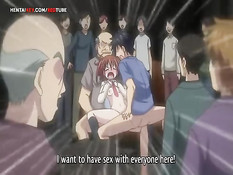 Похотливые мужчины отодрали хентай девушку с рыжими волосами