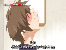 Две развратные хентай сёстры зашли в спальню и соблазнили парня