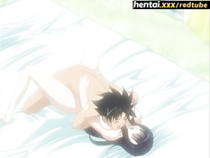 Неудовлетворённая хентай жена привела домой парня и соблазнила