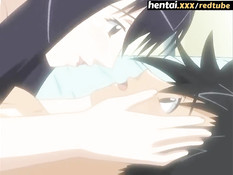 Неудовлетворённая хентай жена привела домой парня и соблазнила