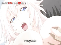 Он раздел грудастую аниме студентку и оттрахал в спортивном зале