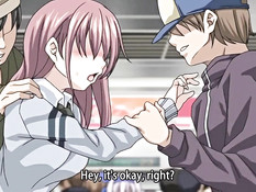 Симпатичную хентай студентку с хвостиками отымели в вагоне метро