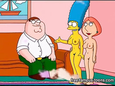 Сборник порно роликов с горячей аниме женщиной Лоис Гриффин