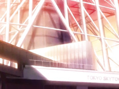 Снял лифчик с грудастой хентай подруги и заставил дрочить сиськами