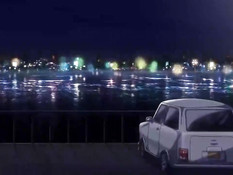 Снял лифчик с грудастой хентай подруги и заставил дрочить сиськами