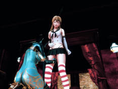 Лесбийские сцены с персонажами Shimakaze и Genie