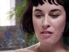 Лысый господин жёстко наказал и отодрал рыжую секс рабыню и брюнетку