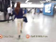 Худая китаянка с маленькими сиськами ебётся с парнем в гостинице