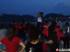 Снял на улице рыжую азиатскую девку и отодрал в киску в своём номере