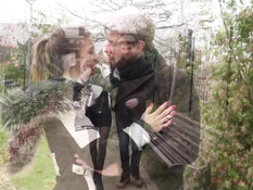 Стройная молодая француженка трахается с тремя парнями на кастинге