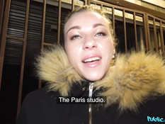 Пикапер снял французскую студентку и отымел в общественном туалете