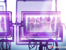 Вместо медитации молодая мулатка занялась сексом с кудрявым парнем