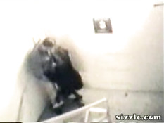 Boss fucks his secretary in the stairway