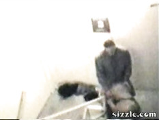 Boss fucks his secretary in the stairway