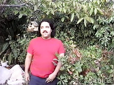 Black woman gets two dongs