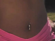 Beautiful black girl nailed by white cock