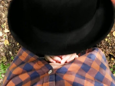 Пошёл по тропинке за рыжей русской бесстыдницей и отодрал её в лесу