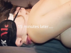 Мужик надел наручники на молодую сисястую блондинку и отымел в пизду