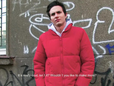 Гей пикапер снял на улице чешского паренька и отпердолил его в очко