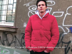 Гей пикапер снял на улице чешского паренька и отпердолил его в очко