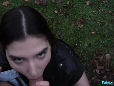 Пикапер отодрал сиськастую словацкую студентку на улице и в квартире