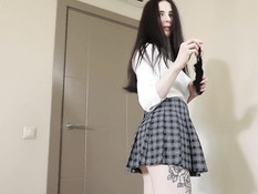 Страстный секс с татуированной русской красоткой с пирсингом сосков