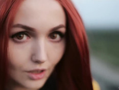 Рыжеволосая русская косплеерша отпердолена приятелем в письку и анус