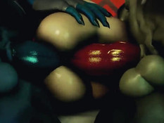 Samus Aran VS B.L.D (BIG LIZARD DICK) / Самус Аран против ящера с большим членом