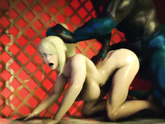 Samus Aran VS B.L.D (BIG LIZARD DICK) / Самус Аран против ящера с большим членом