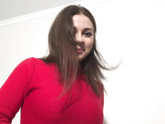 Привёл домой и оттрахал незнакомую русскую тёлочку с большой грудью