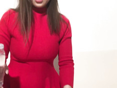 Привёл домой и оттрахал незнакомую русскую тёлочку с большой грудью