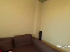 Он оттрахал грудастую русскую блондинку с торчащим из попы хвостиком