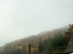 Брюнетка ласкает большие сиськи и киску на переднем сиденье в машине