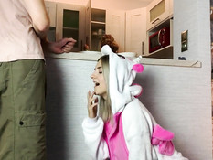 После ебли с парнем сисястая русская тёлочка получила сперму на лицо