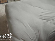 Грудастая блондиночка с косичками оттрахана после глубокого отсоса