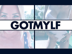 Молодая блонда сосёт у парня хуй на террасе и идёт ебаться в спальню