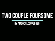 Сиськастая милфа и молодая шатенка занимаются свинг сексом с мужьями