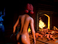 Corruption of the Lodge - A Witcher Futa / Развращение в избушке - Ведьмак фута