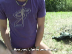 Сисястая блондинка и худая шатенка занимались свинг сексом с парнями