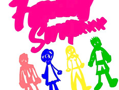 Рыжая девка и сисястая светловолосая тётка ебутся с парнем и мужиком